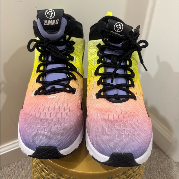 Zumba Fitness Women’s Sneakers - Yellow, Pink, Black - Picture 1 of 8